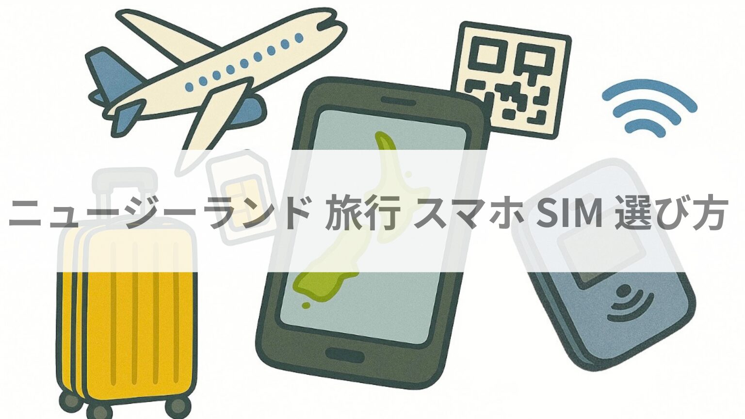 ニュージーランド旅行スマホSIM選び方