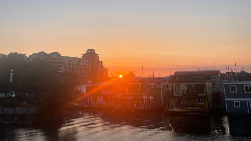 Fishermans Wharf夕日