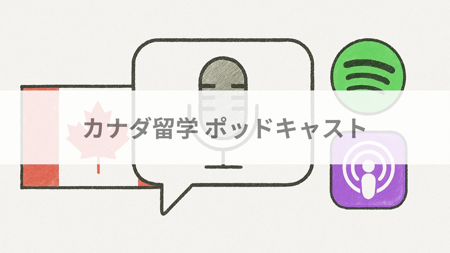 カナダ留学ポッドキャスト