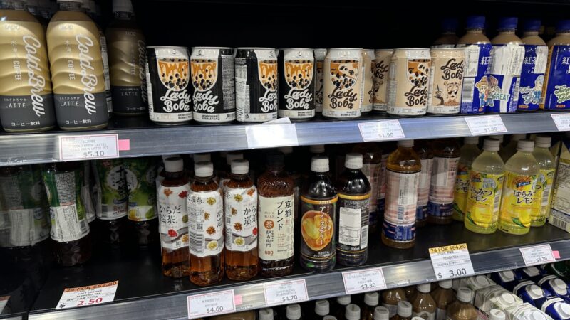 ジャパンマートのペットボトルの飲み物