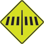 Pedestrian crossingの標識