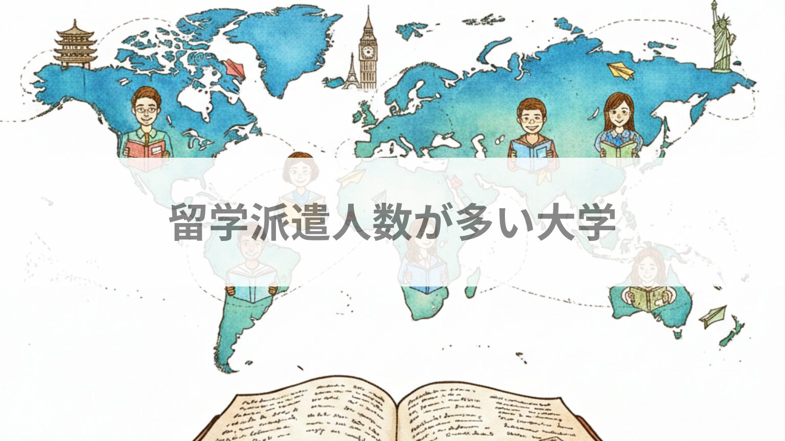 留学派遣人数が多い大学