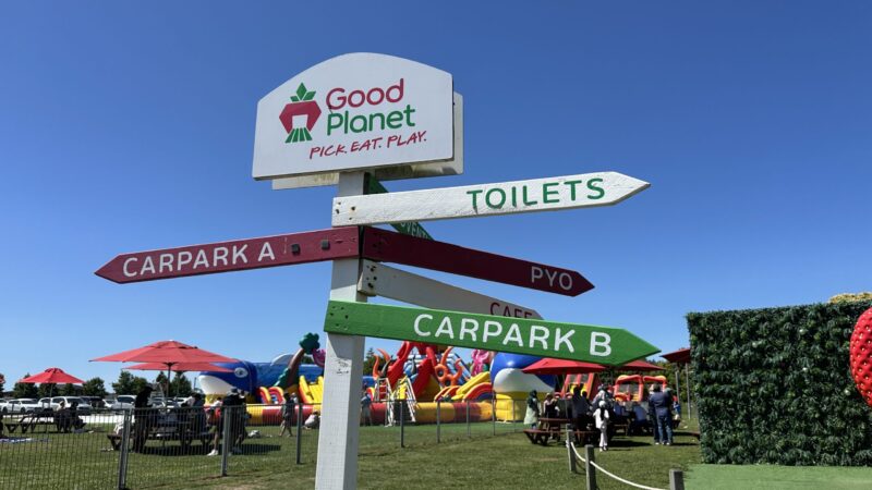 Good Planetの敷地内の看板