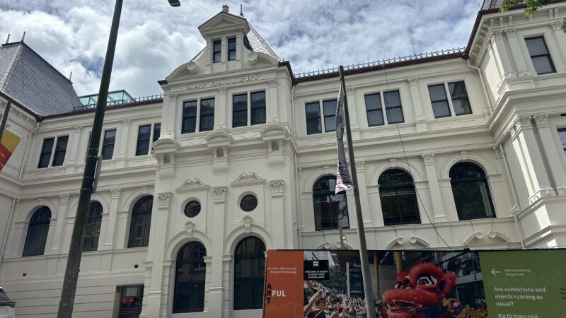 オークランド美術館(Auckland Art Gallery Toi o Tāmaki)の入り口