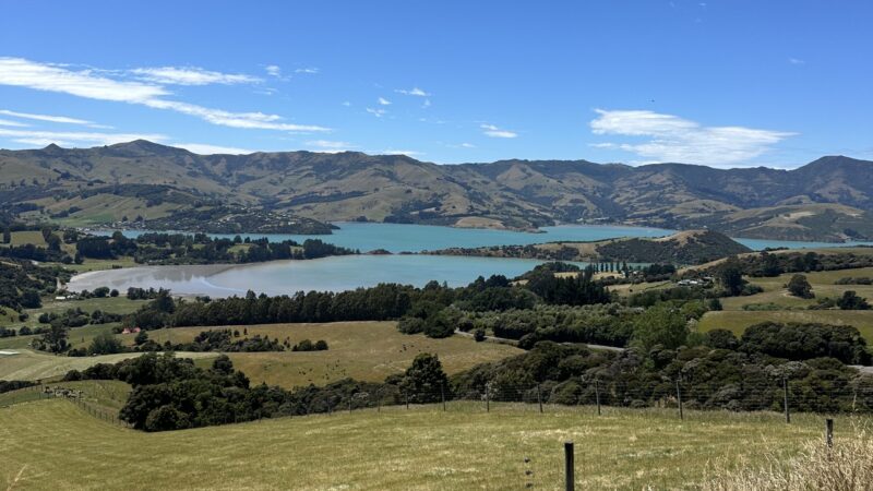 Akaroa lookoutの景色